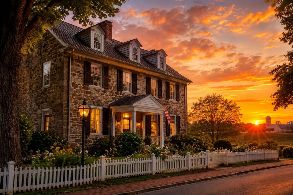 Historic Home Sunset